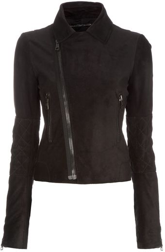  Suede Biker Jacket 