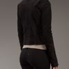 Balenciaga Suede Biker Jacket in Black - Lyst