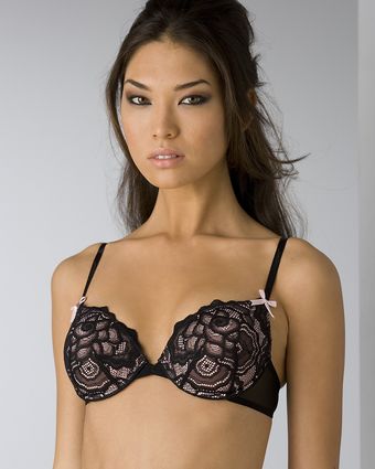 Betsey Johnson Rebel Rose Bump It Up Bra - Lyst