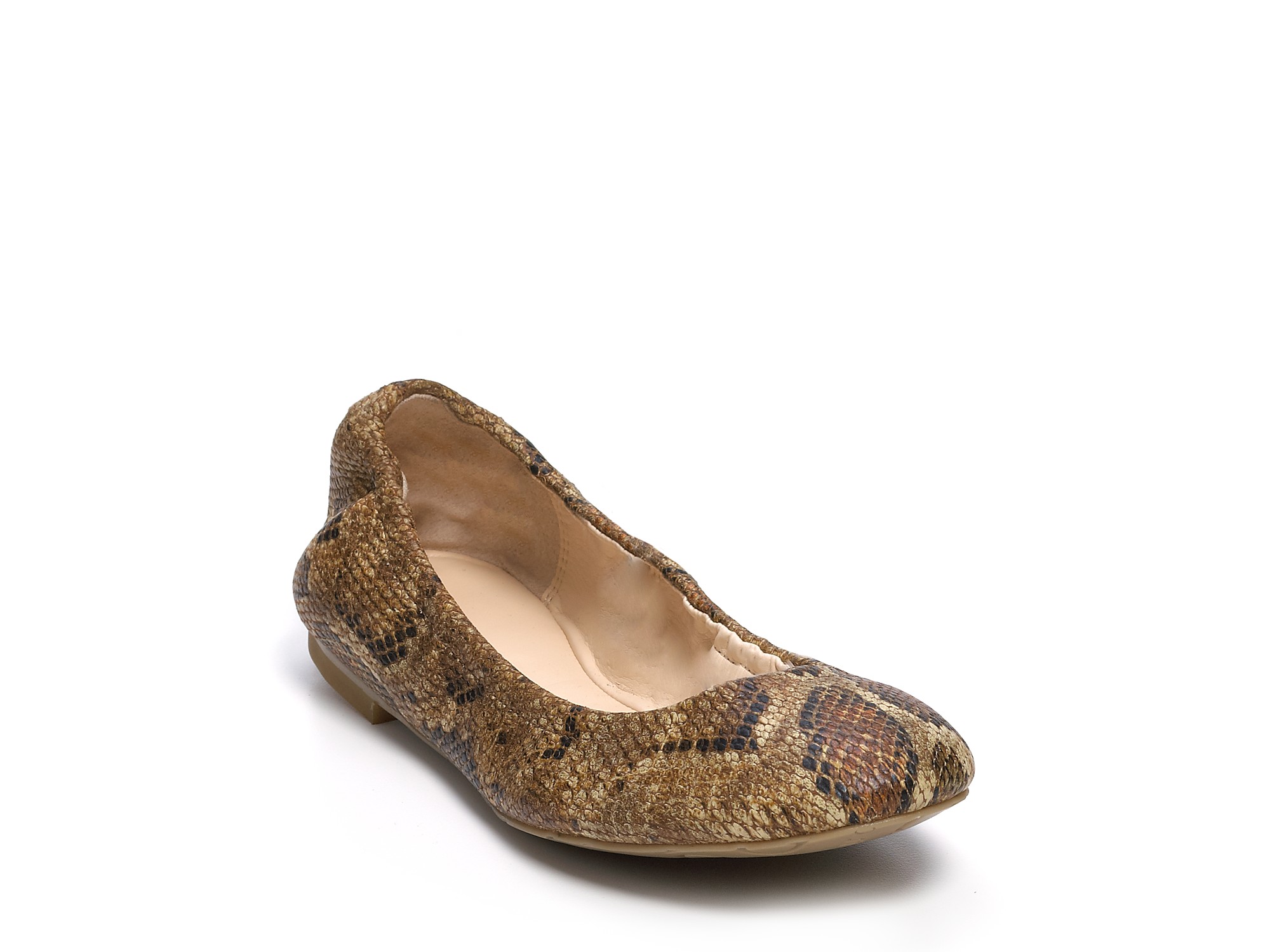 natural ballet flats