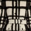 Burberry Prorsum Checked Coat in Black (black white) - Lyst