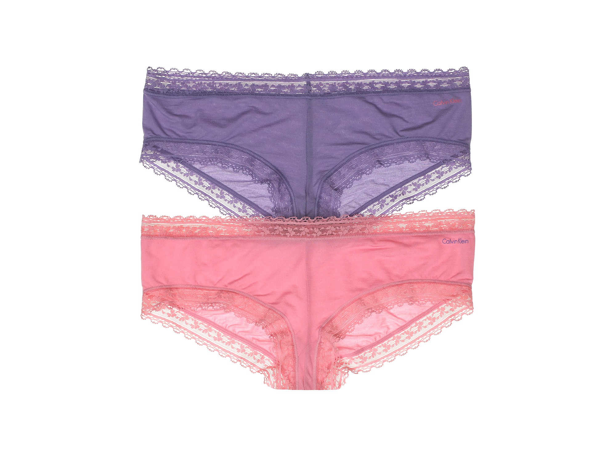 Calvin Klein Underwear Modal Lace Cheeky Hipster in Multicolor (lush