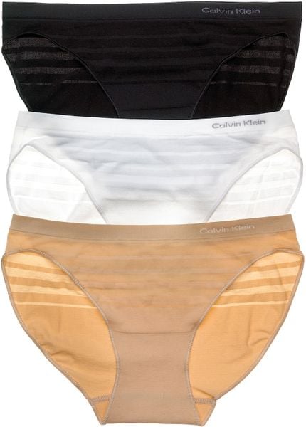 Calvin Klein Underwear Seamless Ombré Bikini in Beige (skin) - Lyst