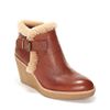 Sam Edelman Sam Edelman Jayla Wedge Booties in Brown (black) - Lyst