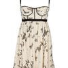 D&g Printed Silk Dress in Beige (cream) - Lyst