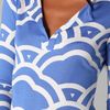 Diane Von Furstenberg Reina Long Sleeve Dress in Blue - Lyst