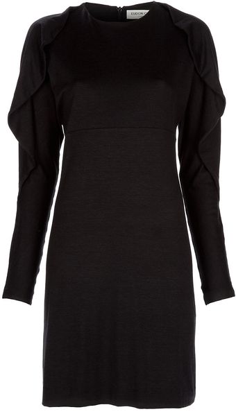  Black Wool Dress 