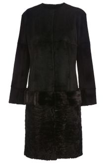 Giambattista Valli Rabbit Fur Coat - Lyst