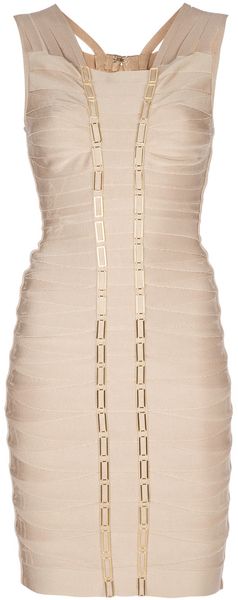 Hervé Léger Body-con Dress - Lyst