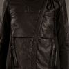 Iliaria Nistri Padded Leather Panel Jacket in Black - Lyst
