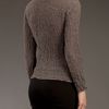 Issey Miyake Cauliflower Crinkle Top in Gray (lilac) - Lyst