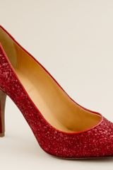 J.Crew Mona Glitter Pumps