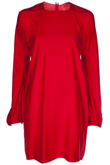Lanvin Draped Dress - Lyst