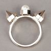 Maria Francesca Pepe Fortuna Double Stud Ring in Gold - Lyst