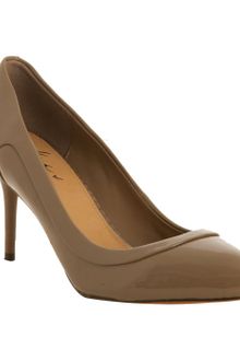 Mark + James By Badgley Mischka Taupe Patent Leather Fain Pumps - Lyst