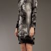 Mcq By Alexander Mcqueen Printed Silk Dress in Black - Lyst