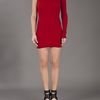 Plein Sud Jeanius One Sleeve Dress in Red - Lyst