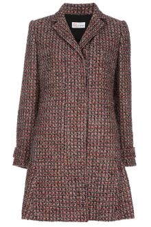 RED Valentino Tweed Coat - Lyst