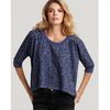 Splendid Leopardprint Pullover in Blue (wave) - Lyst