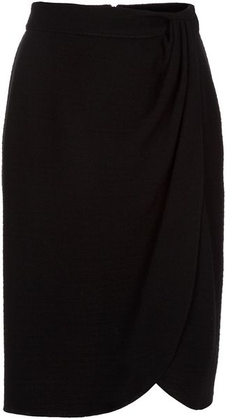Valentino Draped Skirt - Lyst