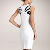 Versace Fitted Sheath Dress in Black - Lyst