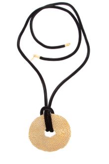 Yves Saint Laurent Pendant Necklace - Lyst