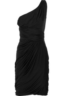 Zac Posen Draped One-shoulder Jersey Dress - Lyst