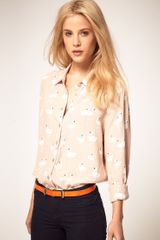 ASOS Collection  Shirt with Swan Print