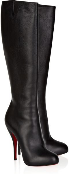 Christian Louboutin Feticha Botta 120 Knee-high Leather Boots - Lyst