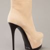 Gianmarco Lorenzi Ankle Boot in Beige - Lyst