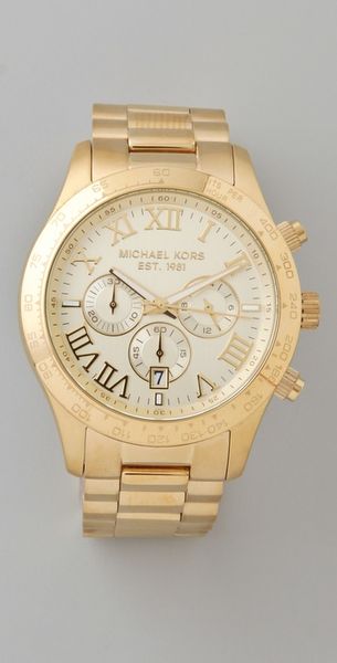 Michael Kors Layton Chronograph Watch - Lyst