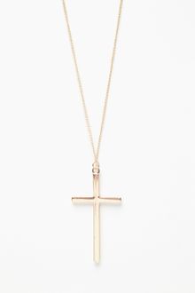 Nasty Gal Little Cross Pendant - Lyst