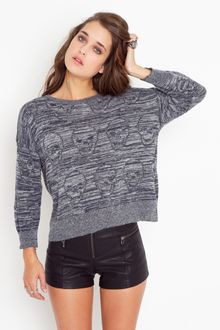 Nasty Gal Skull Knit - Lyst