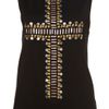 Topshop Antique Cross Embroidered Tank in Black - Lyst