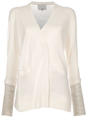 3.1 Phillip Lim V Neck Cardigan - Lyst