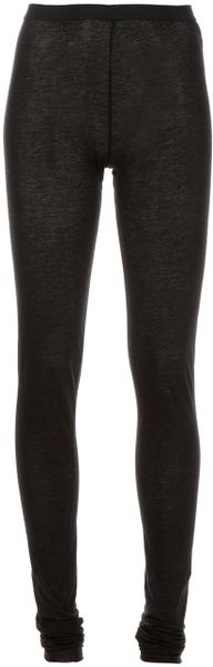 Drkshdw By Rick Owens Legging in Black - Lyst