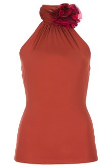 Gucci Corsage Halter-neck Top - Lyst