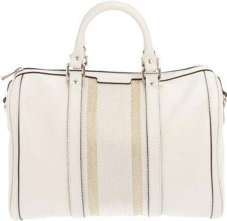 Gucci Vintage Web Bag in White - Lyst