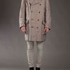 Kolor Doublebreasted Long Coat in Gray for Men (grey) - Lyst