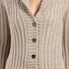 Massimo Alba Cashmere Chunky Knit Cardigan in Beige (nude) - Lyst