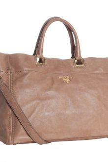 Prada Cameo Calfskin Convertible Tote - Lyst