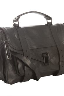 Proenza Schouler Black Leather Ps1 Medium Convertible Satchel - Lyst