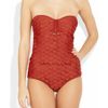 Babajaan Lari Ocean Bandeau Swimsuit in Red (ocean) - Lyst