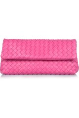 Bottega Veneta Intrecciato Leather Clutch