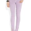 Current/elliott The Ankle Lowrise Skinny Jeans in Purple (lilac) - Lyst