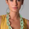Kenneth Jay Lane Jade Link Necklace in Green - Lyst