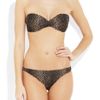 Melissa Odabash Martinique Twisted Bandeau Bikini in Animal - Lyst