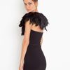 Nasty Gal Ostrich Feather Collar in Black - Lyst