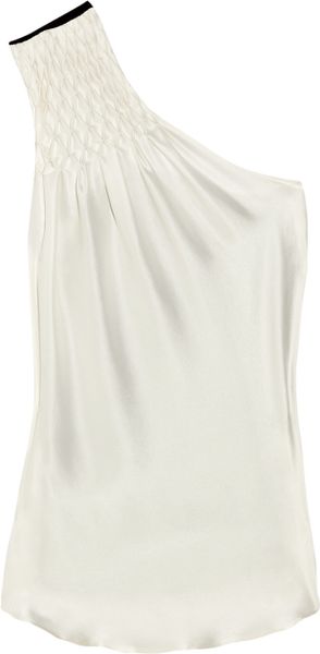 Preen Mood Sandwashed-silk Top - Lyst
