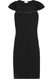 RED Valentino Jersey and Lace Dress - Lyst
